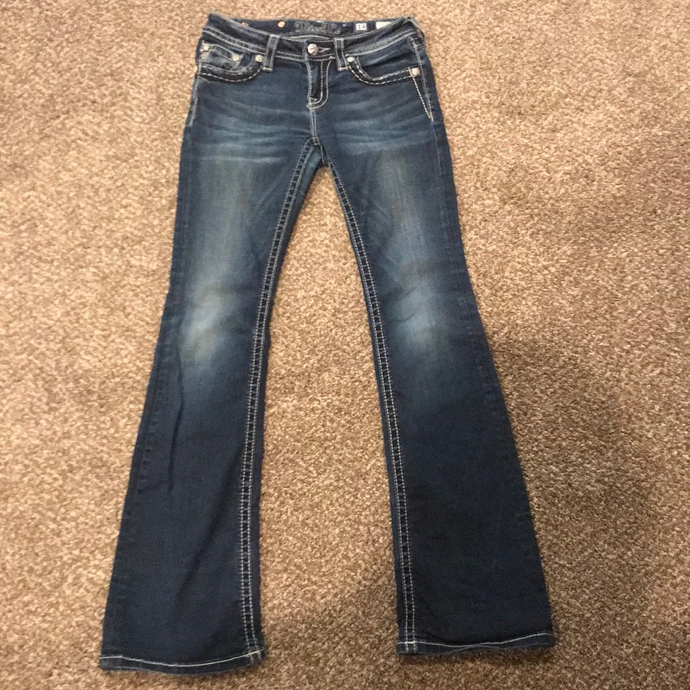 Girls Miss Me Bootcut Jean.  Size 14